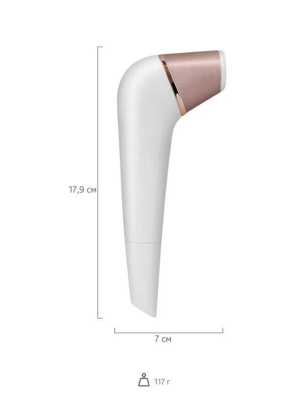 Satisfyer 2 NG Vakum Dalgalı Klitoral Stimülatör, ABS plastik, beyaz, 17 cm