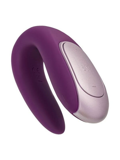 Satisfyer Double Fun Telefon Kontrollü ve Uzaktan Kumandalı Violet Vibratör
