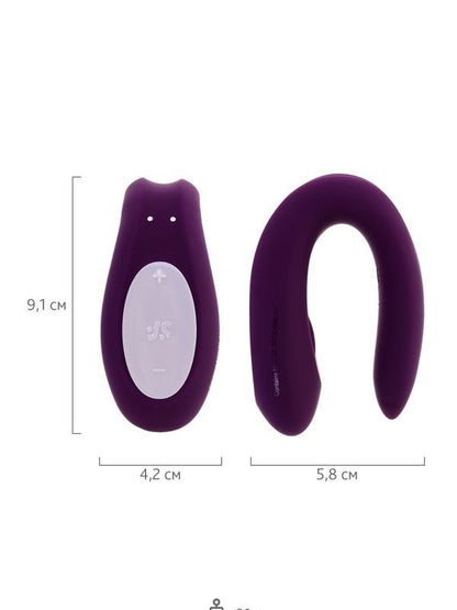 Satisfyer Double Joy Telefon Kontrollü Giyilebilir Vibratör