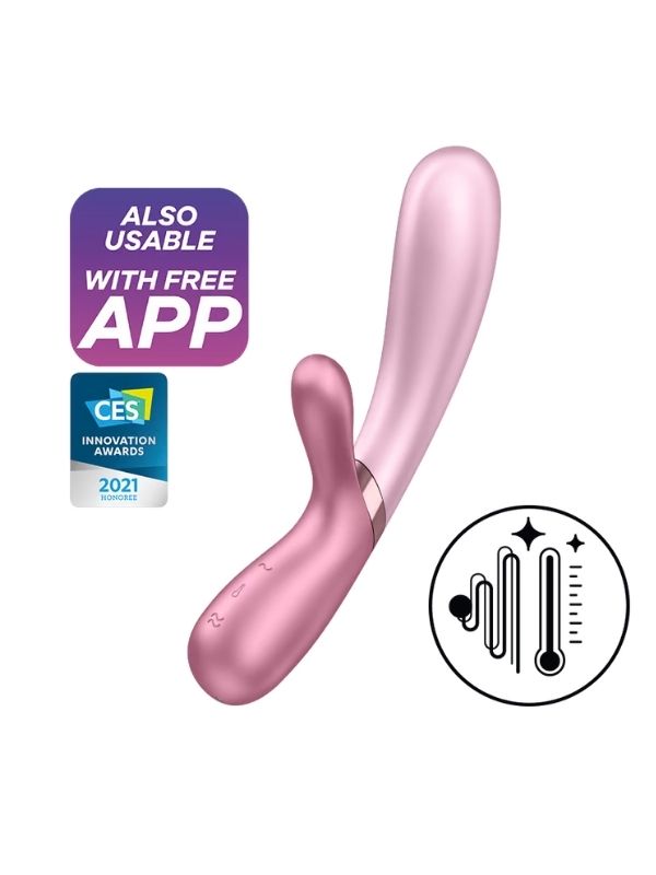 Satisfyer Hot Lover Pink Telefon Kontrollü ve Isıtma Özellikli Vibratör
