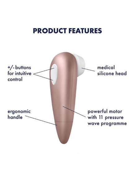 Satisfyer Number One Vakum Dalgası Klitoral Vibratör