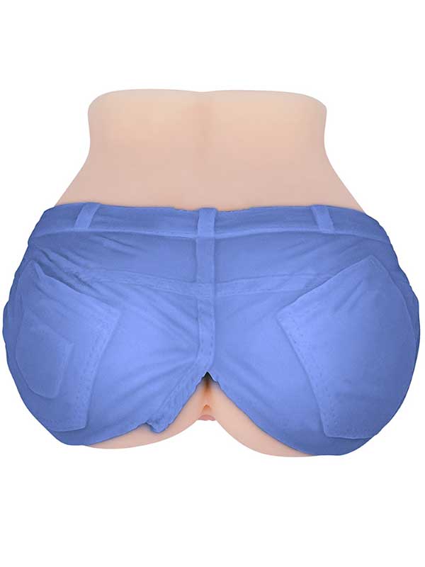 School Girls Jeans Etekli Suni Vajina Yapay Kalça Mastürbatör