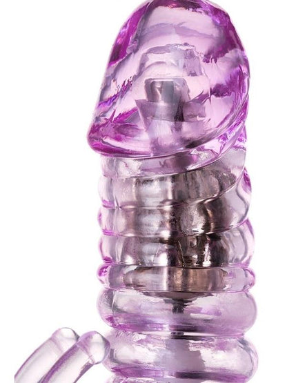 Serk High-Tech İleri Geri Haraketli Klitoral Uyarıcı Vibratör mor, 24,5 cm