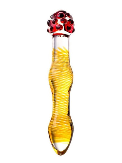 Sexus Çift Taraflı Cam Dildo 18 cm