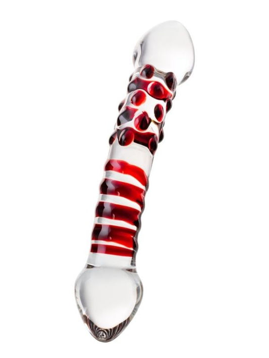 Sexus Çift Taraflı Cam Dildo 21 cm