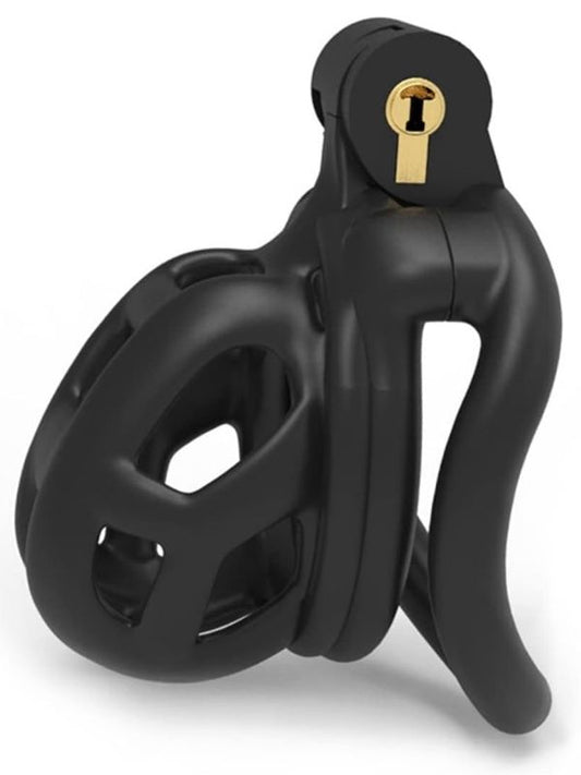 Siyah Ayarlanabilir Metal Penis Kafesi S Beden