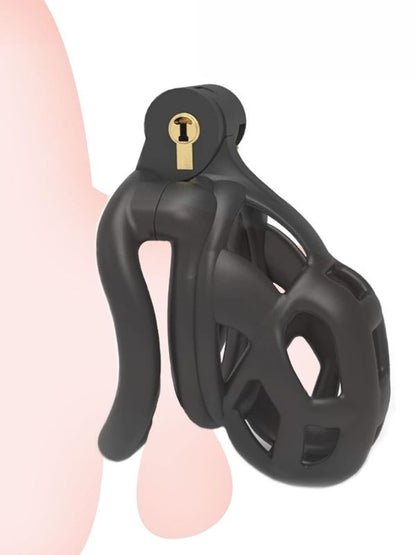 Siyah Ayarlanabilir Metal Penis Kafesi S Beden