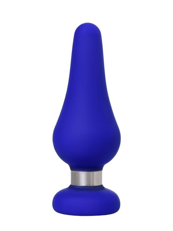 Slassic Anal Plug Boyut L Mavi, 13 cm