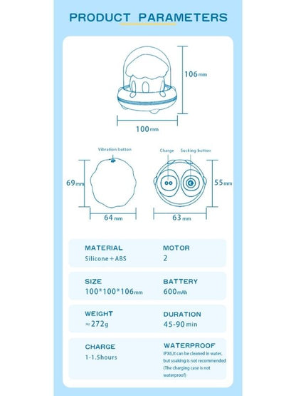 SpaceElf suction &amp; vibrator