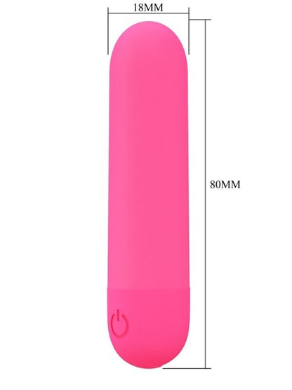 Stefan Mini Massager Bullet Vibratör Kırmızı