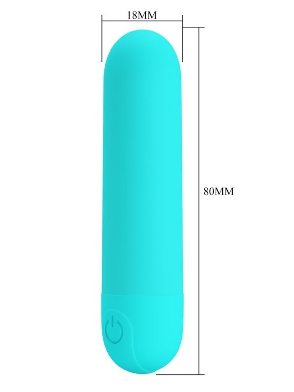 Stefan Mini Massager Bullet Vibratör Mavi