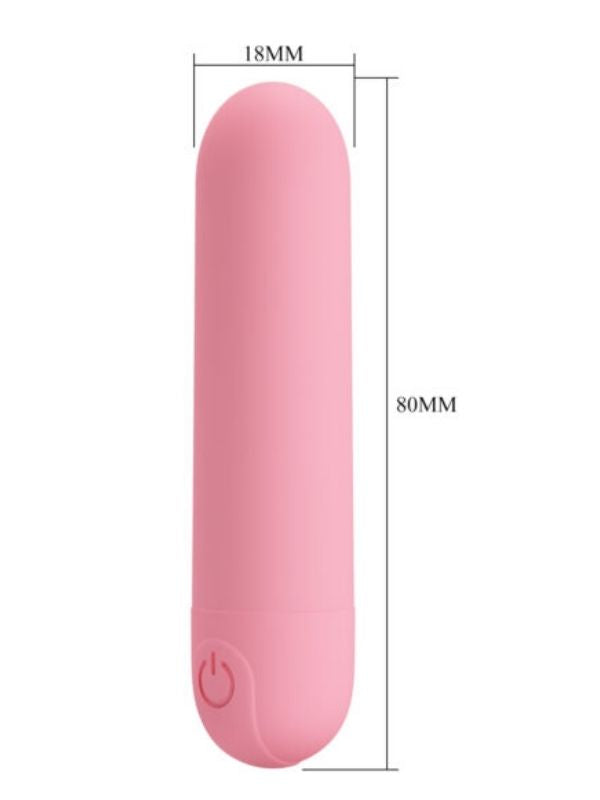 Stefan Mini Massager Bullet Vibratör Pembe