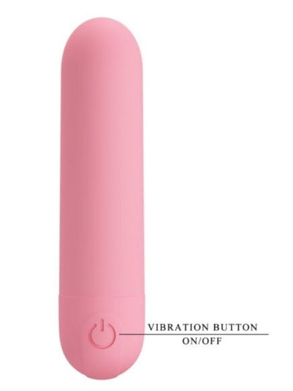 Stefan Mini Massager Bullet Vibratör Pembe