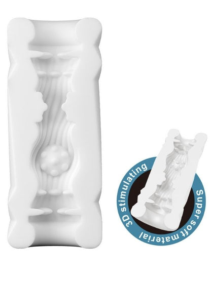 Super Soft Material 3d Stimulating Jade Kola Kutusu Şeklinde Mastürbatör