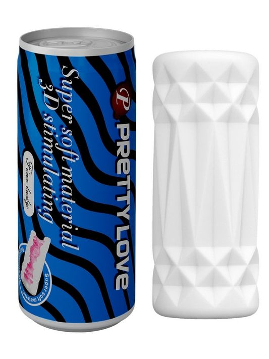 Super Soft Material 3d Stimulating Kola Kutusu Şeklinde Mastürbatör Mavi