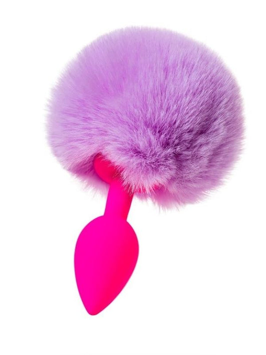 Sweet Bunny Kuyruklu Anal Kılıf Pembe 13 cm 44 g