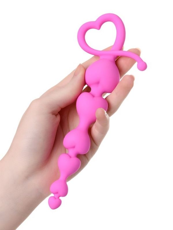 Sweety Anal Zinciri Pembe 18,5 cm
