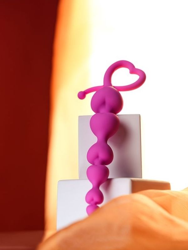 Sweety Anal Zinciri Pembe 18,5 cm