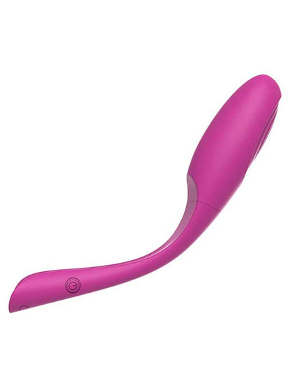 Telefon Kontrollü Şarjlı Vibratör Pembe