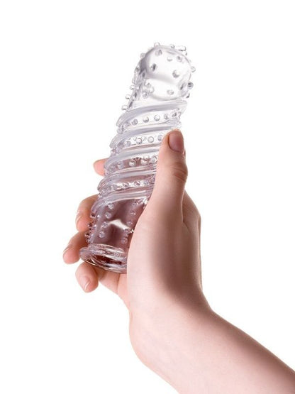 Tırtıklı Şeffaf Penis Kılıfı 15,3 cm