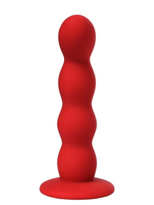 ToDo Favorite Anal Plug Silikon Kırmızı 13 cm  2,8 cm