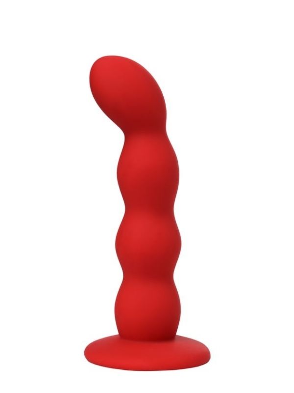 ToDo Favorite Anal Plug Silikon Kırmızı 13 cm  2,8 cm