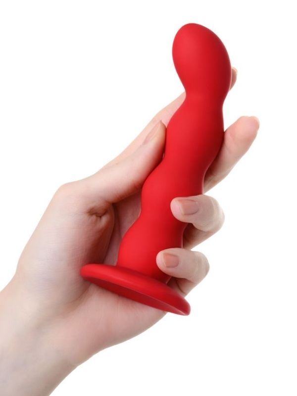 ToDo Favorite Anal Plug Silikon Kırmızı 13 cm  2,8 cm