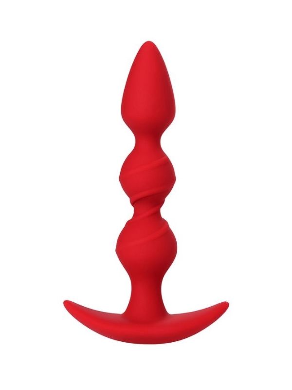 Trio Anal Plug Kırmızı 16 cm