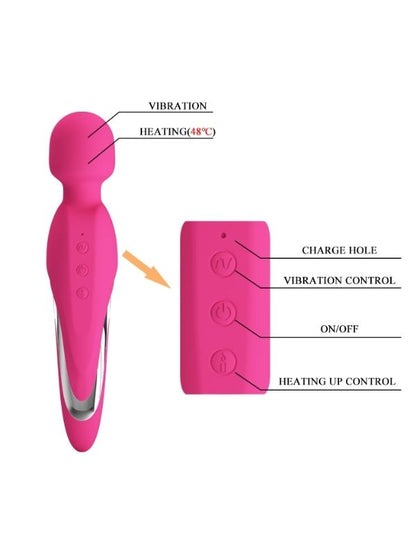 USB Şarjlı 7 Fonksiyonlu Isıtmalı Teknolojik Vibratör
