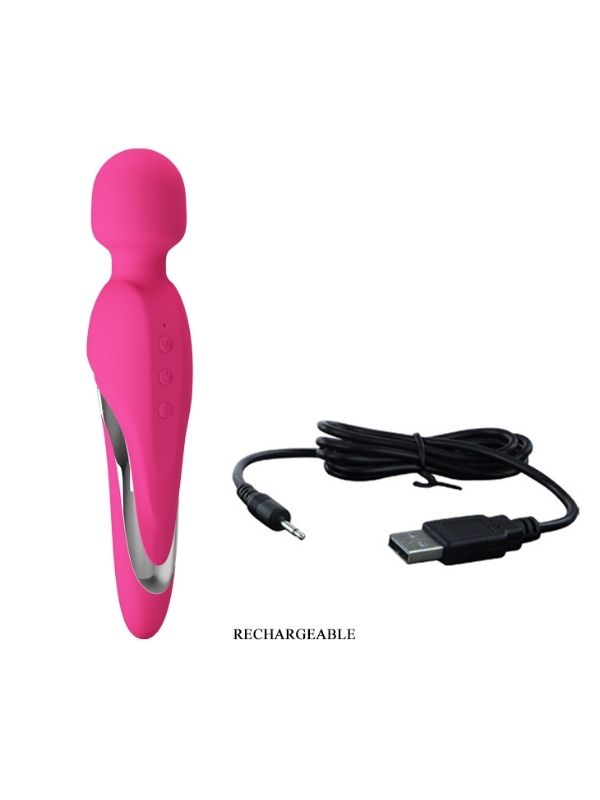 USB Şarjlı 7 Fonksiyonlu Isıtmalı Teknolojik Vibratör