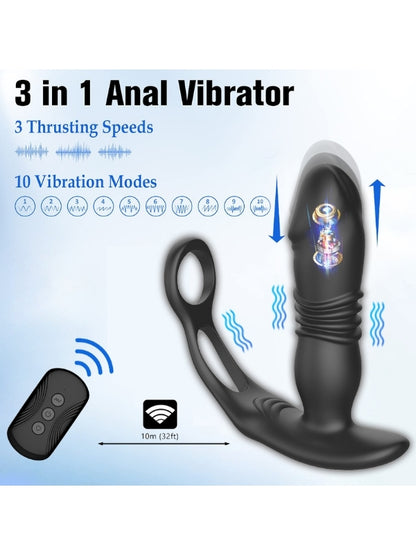 Uzaktan Kumandalı Otomatik Anal Plug – Çift Halkalı Model