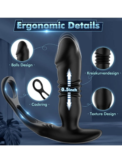 Uzaktan Kumandalı Otomatik Anal Plug – Çift Halkalı Model