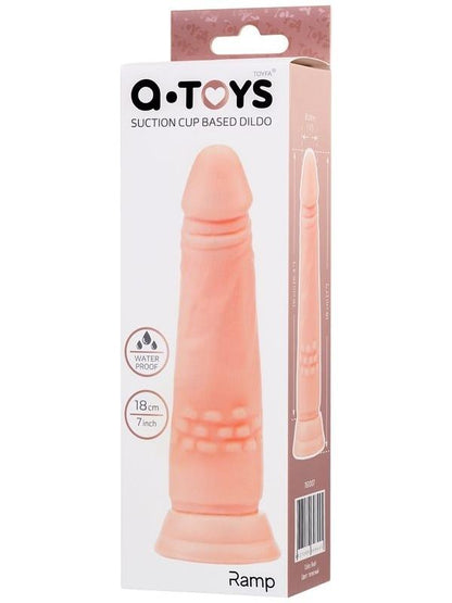Vantuzlu Realistik Dildo TPE Ten 18 cm