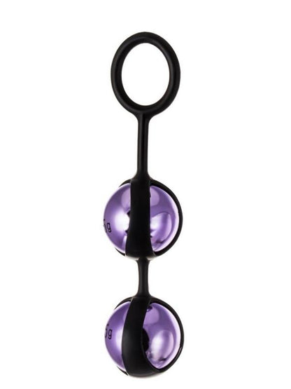 Vender Kegel Vajinal Topları ABS plastik Mor 14,6 cm