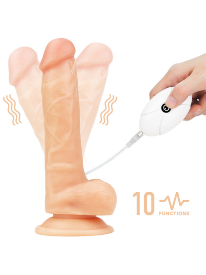 Vibrating Easy Strapon Set  7.5 İnç Belden Bağlamalı Model2