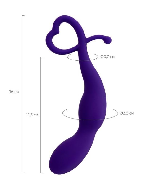 Wlap Anal Plug mor 16 cm