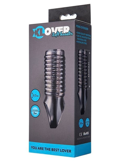 Xlover Penis Kılıfı Boyut Arttırıcı Siyah Şeffaf 11 cm