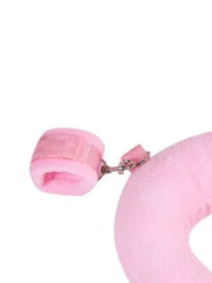 Yastıklı El Ayak Bağlama Seti Pembe