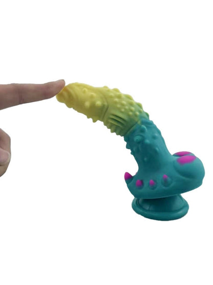 Yeşil Mavi Canavar Dildo Model 2