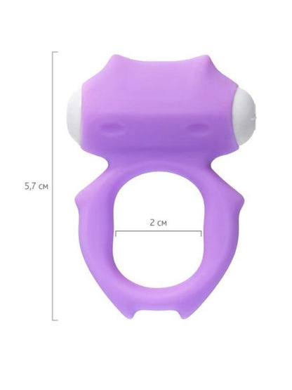 Zort Titreşimli Penis Halkası silikon mor  2 cm