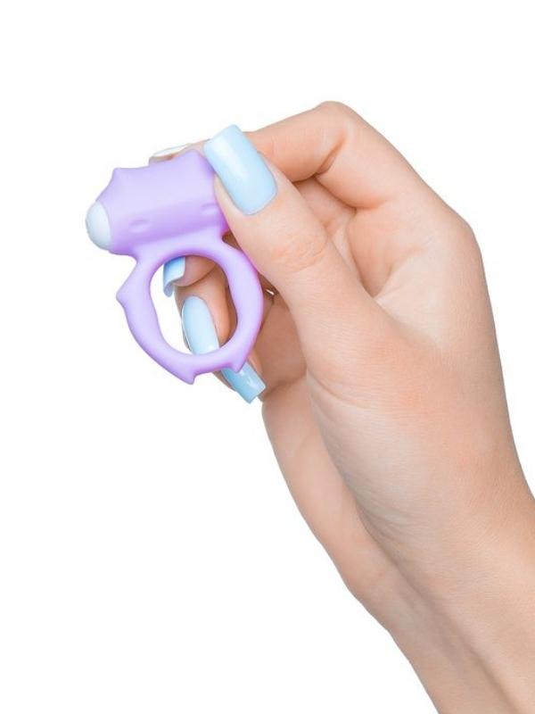 Zort Titreşimli Penis Halkası silikon mor  2 cm