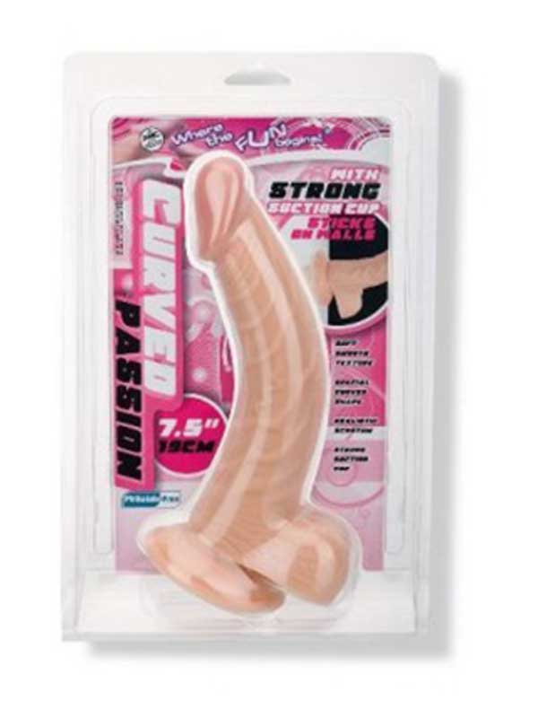 Curved Passion Vantuzlu Dildo 19 cm