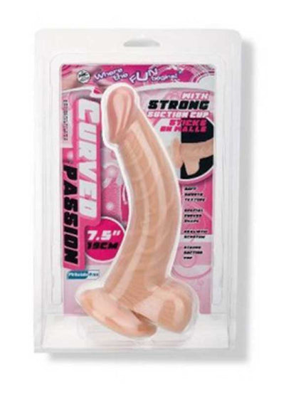 Curved Passion Vantuzlu Dildo 19 cm