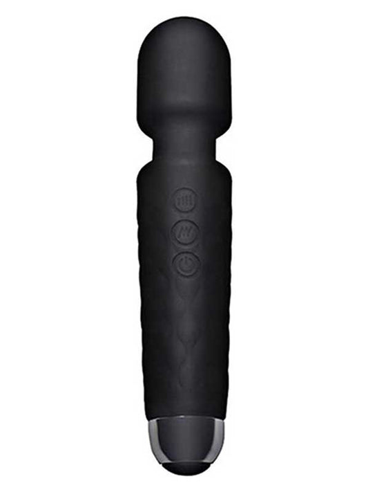 Female Wand Massager Şarjlı Vibratör - Siyah
