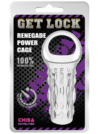 Get Lock Tırtıklı Penis &amp; Testis Kılıfı