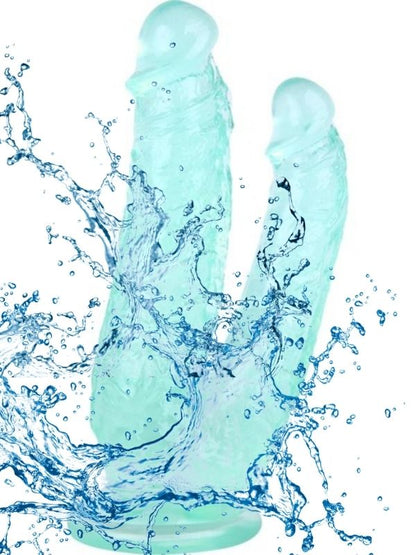 Noctis 19cm Yeşil Çiftli Dildo No:76