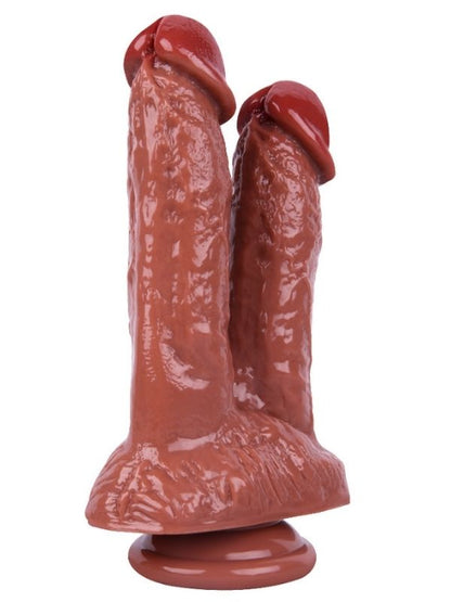 Noctis 21cm Kahverengi Çiftli Dildo No:61