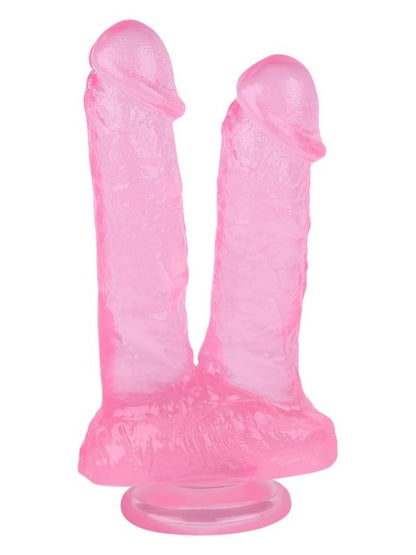 Noctis 21cm PembeÇiftli Dildo No:61