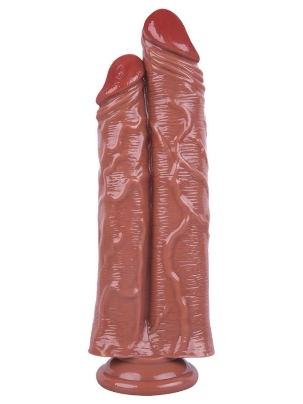 Noctis 26,5cm Kahverengi Çiftli Dildo No:111