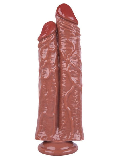 Noctis 26,5cm Kahverengi Çiftli Dildo No:111